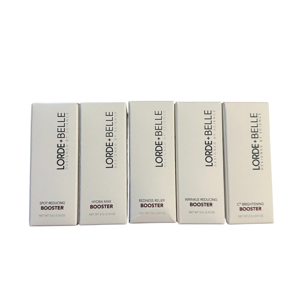 Lorde + Belle 5 Powder Booster Women’s Beauty Skincare Set NIB